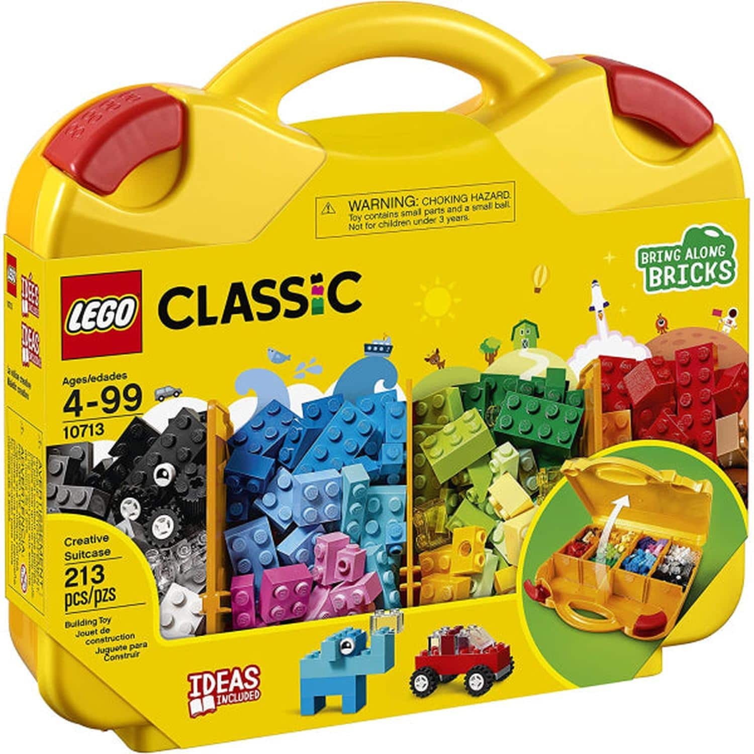 LEGO - Classic: Creative Suitcase - 213 Piece Building Kit [LEGO, #10713] | Best Buy U.S.