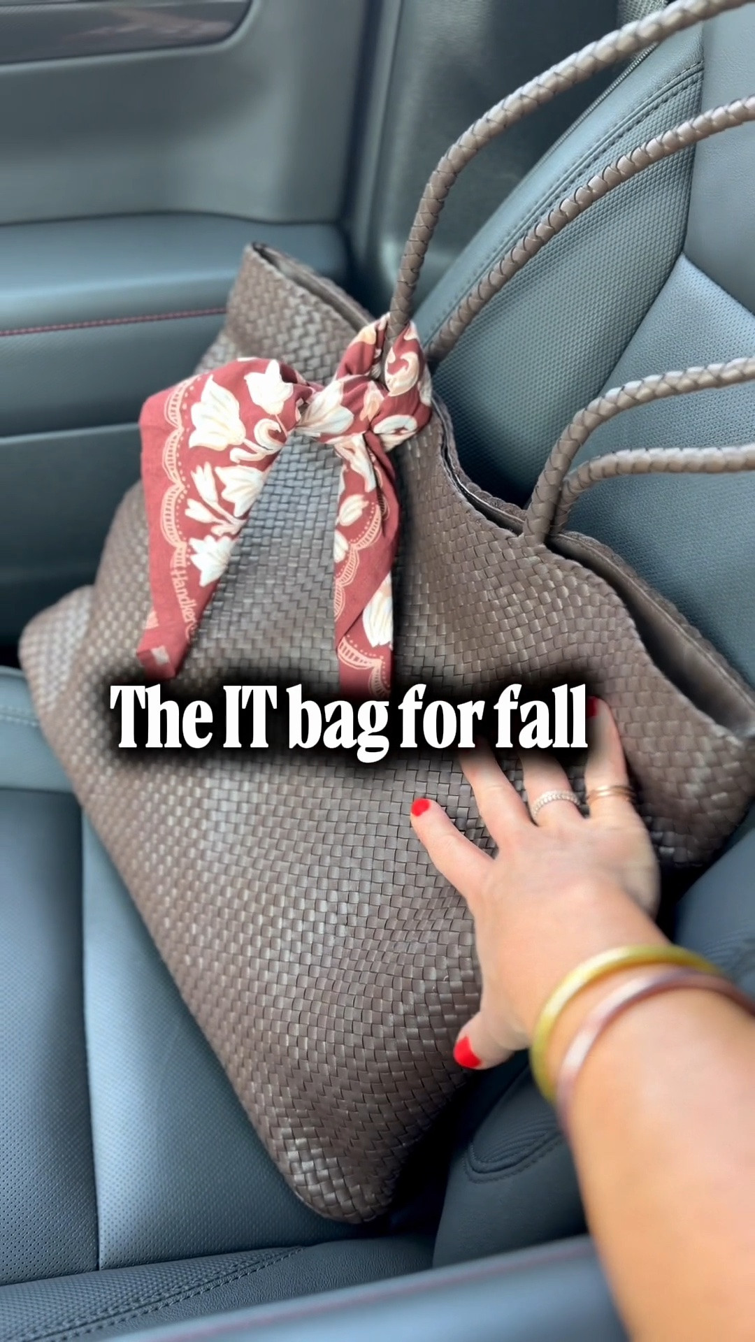 This chocolate brown woven leather tote is the it bag for the fall season. The Rich color looks so looks, and the size of this bag makes it perfect if you’re a teacher, mom, or traveling.

#LTKmomlife #LTKOver40 #LTKWorkwear