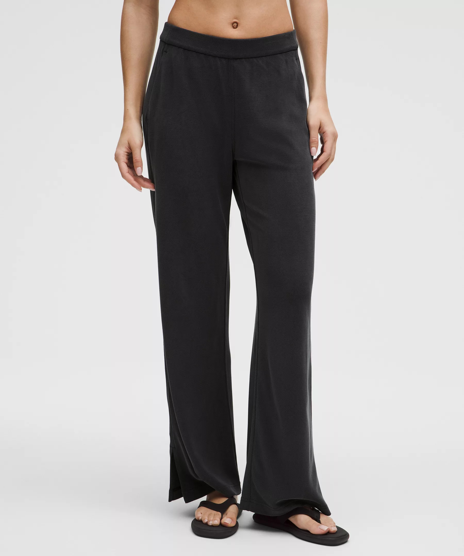Softstreme High-Rise Wide-Leg Pique Pant | Lululemon (US)