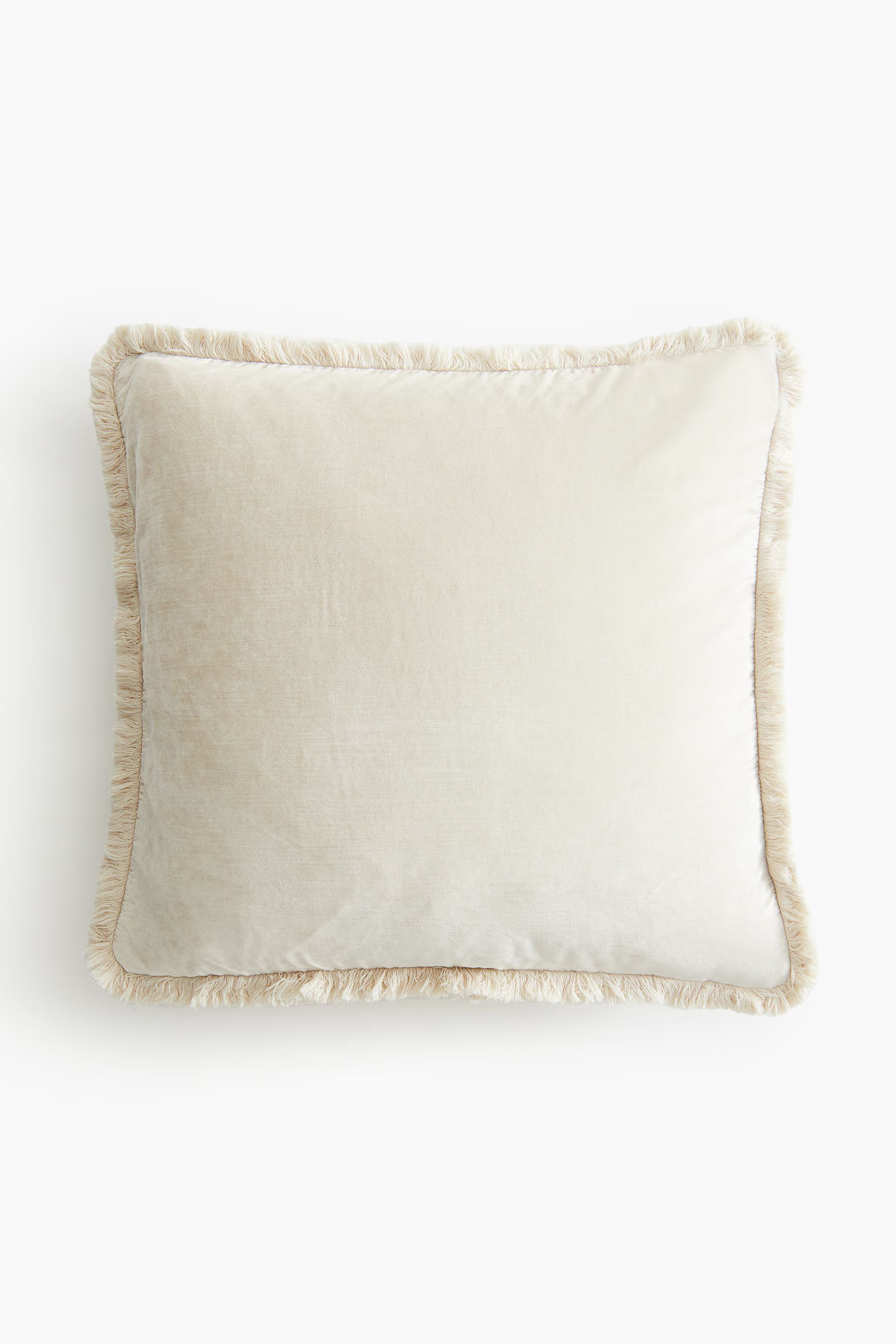 Velvet Cushion Cover with Fringe | H&M (US + CA)