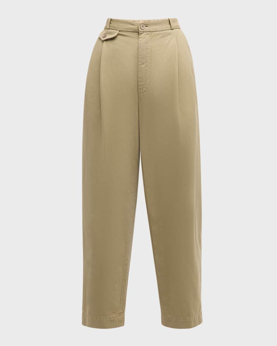 AGOLDE Becker Cropped Chino Pants | Neiman Marcus