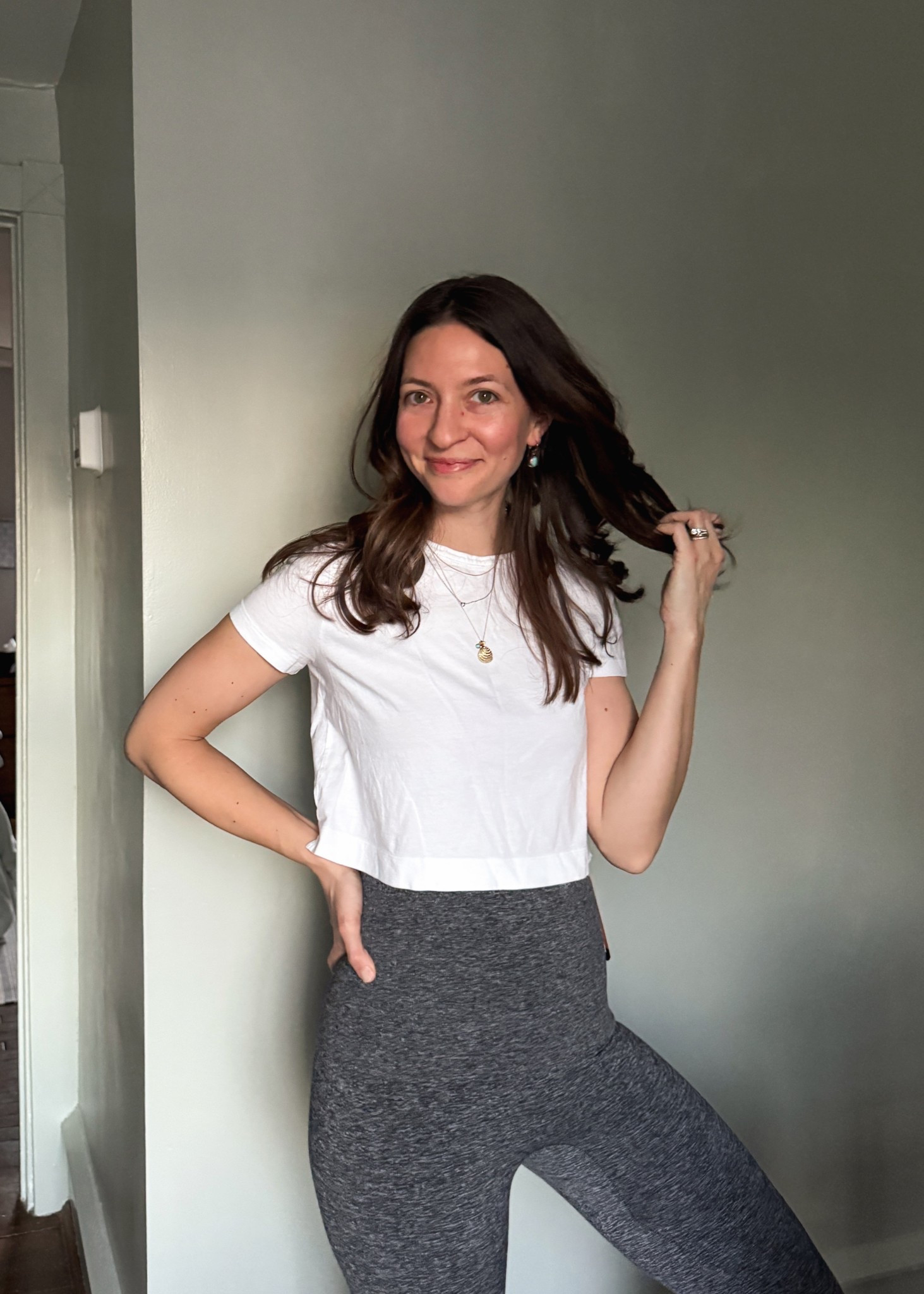 While I believe the right undergarments are essential to any outfit, I'm mostly in comfortable clothes on a daily basis. So, I was excited to find these Shapermint leggings that are both comfortable and flattering... and feel a little more chic than my typical workout set. They provide a smooth look while not feeling restrictive in any way! I love that #shapermint  celebrates self-love and body confidence for *all* bodies! #ad #shapermintholidayconfidence #shapermintpartner 

 

#LTKmomlife #LTKOver40 #LTKFindsUnder50