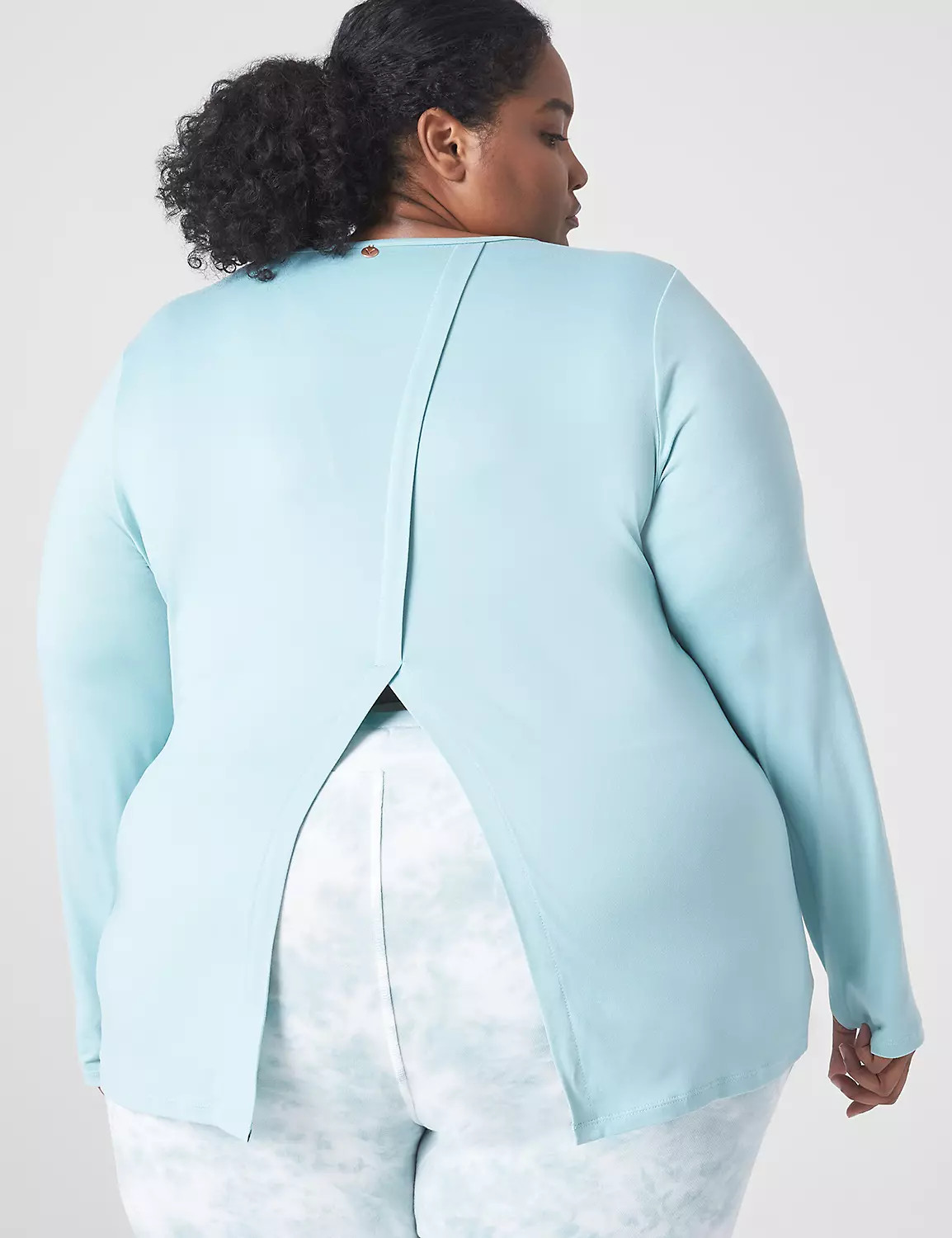 LIVI Soft Back-Detail Tee | LaneBryant | Lane Bryant (US)