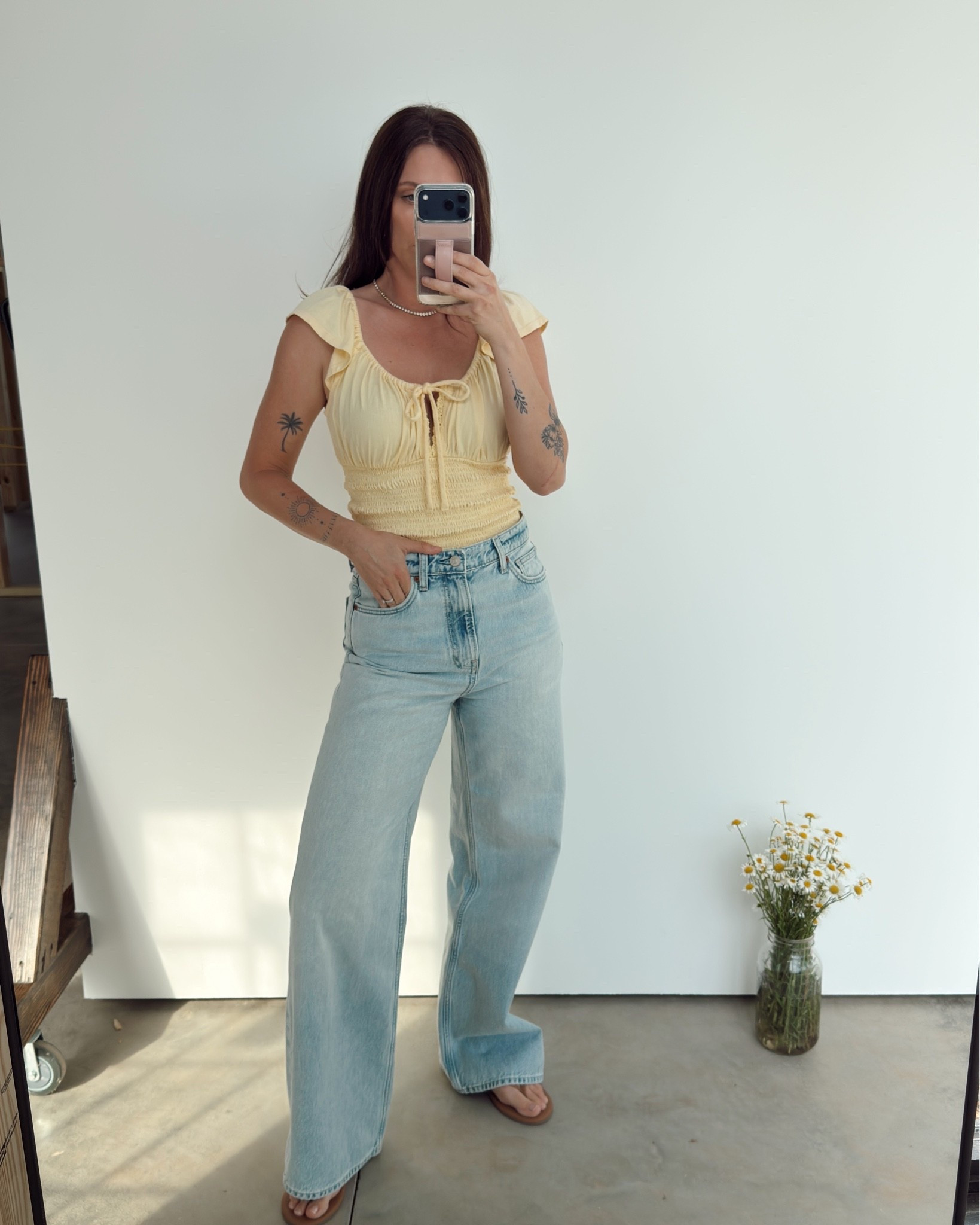 Wearing small top and 27” jeans

#LTKootd #LTKMothersDay