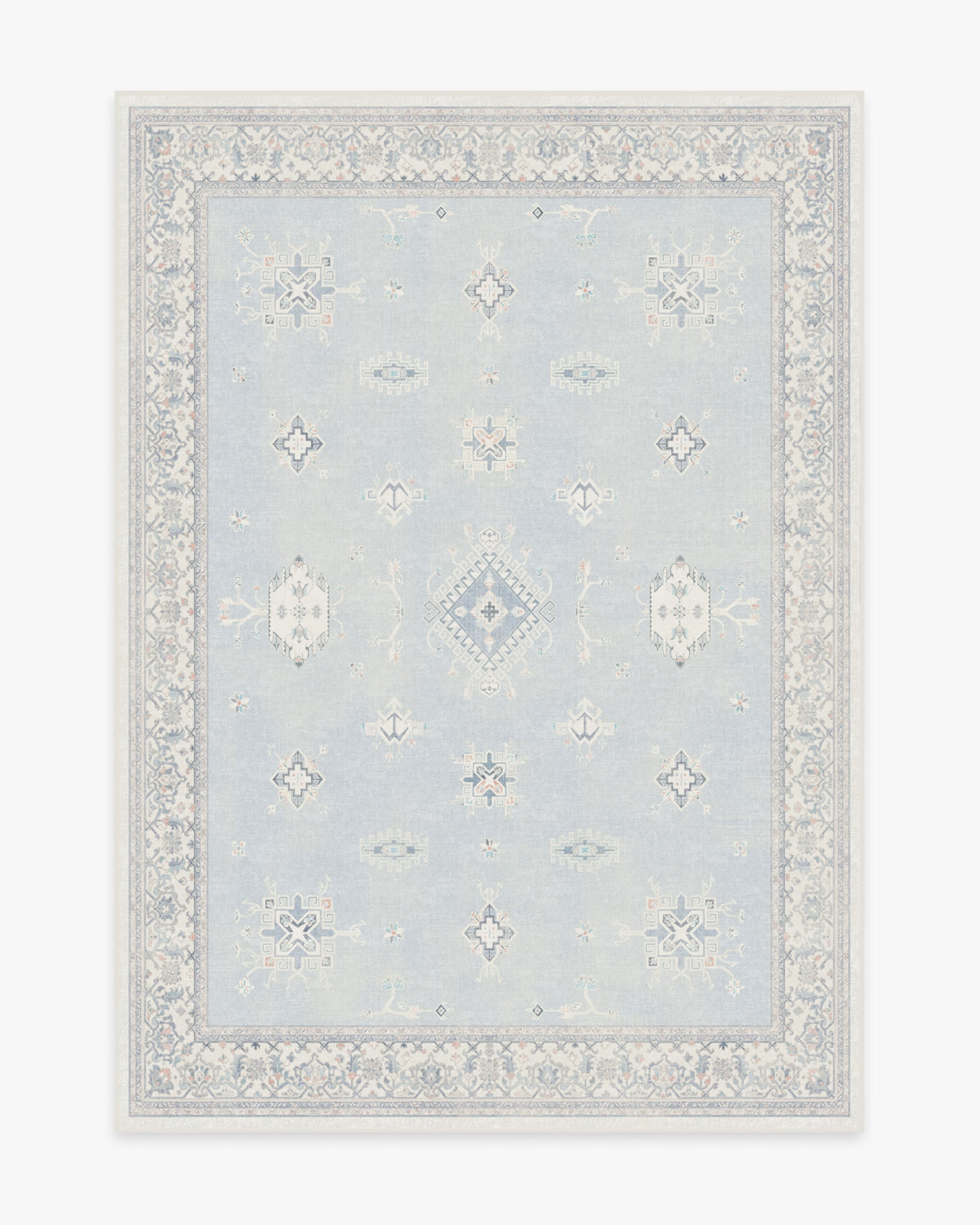 Verena Soft Blue Rug | Ruggable
