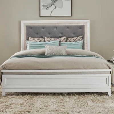 Oxford Upholstered Bed w/ LED Lighting | Wayfair North America