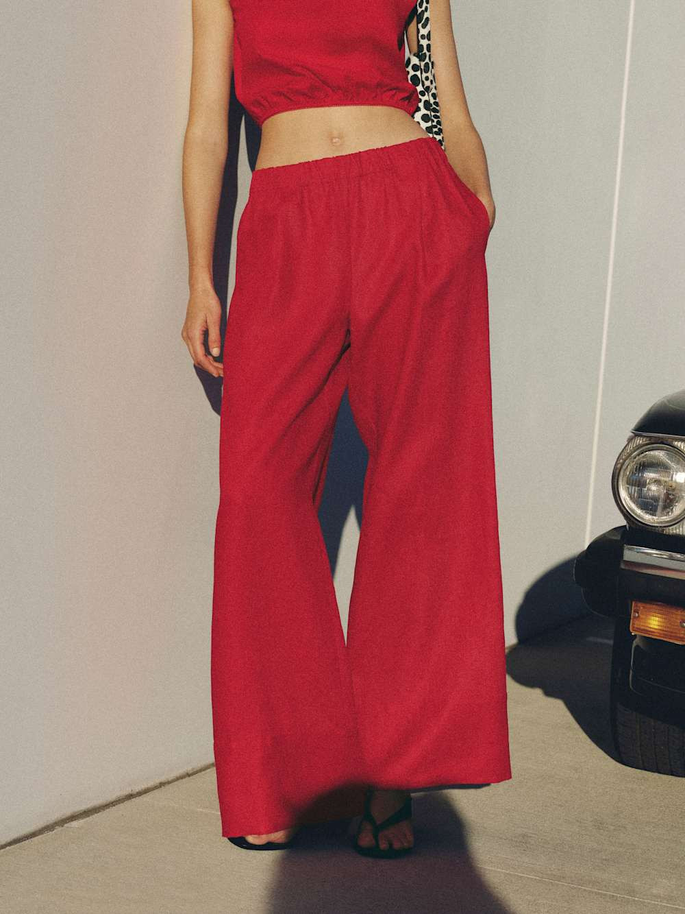 Fernando Linen Wide Leg Pant | Reformation (Global)