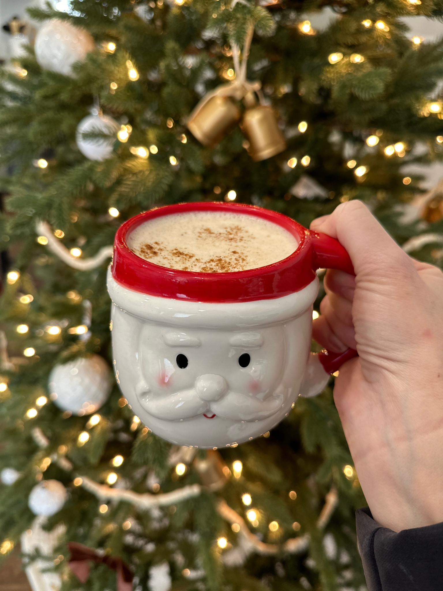 "Cozy up with a cup of holiday cheer in this festive Santa mug! 🎅✨ #SantaMug #FestiveSips 

#LTKSeasonal #LTKHoliday #LTKfindsunder50