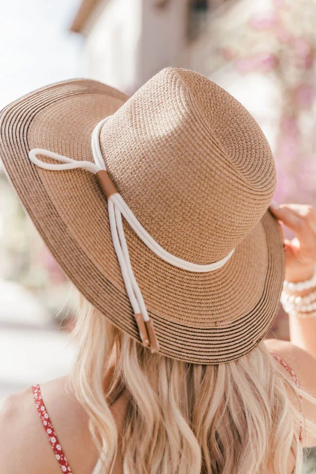Lift Your Spirits Brown Straw Hat | The Pink Lily Boutique