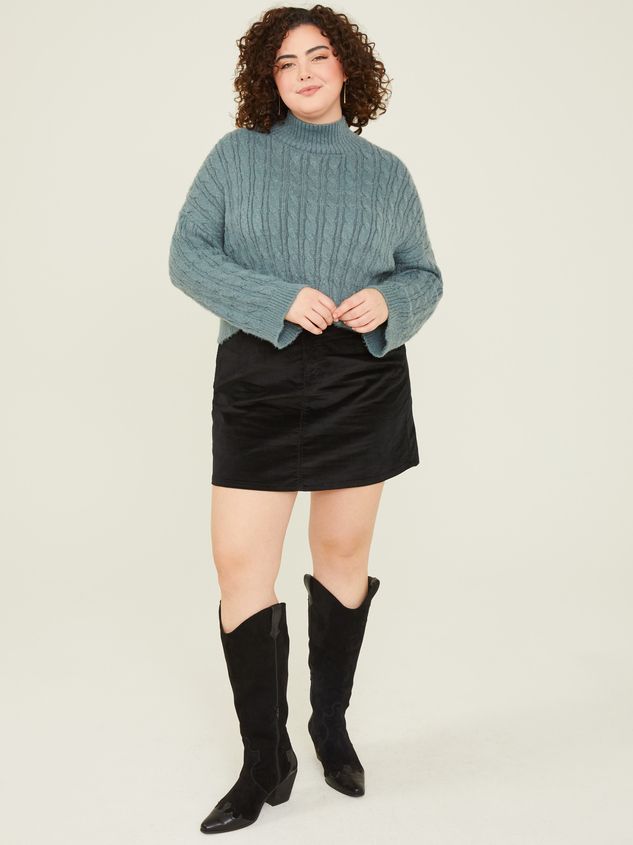 Luna Mock Neck Sweater | Arula