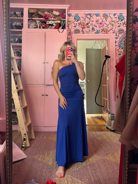 Walmart Fashion Try-on | Scoop One Shoulder Dress in Clematis Blue | Wearing size XS

#LTKSeasonal #LTKfindsunder50 #LTKstyletip