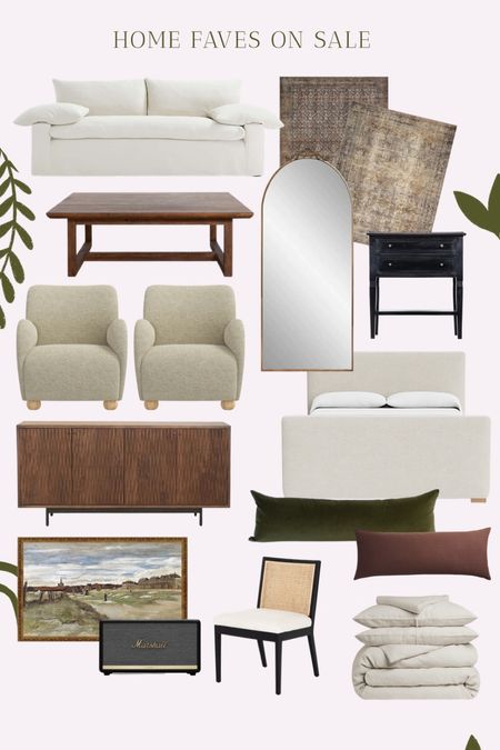 Here’s a round up of my most loved home decor and furniture. WARNING: my bed and coffee table have significantly gone up in price and multiple dupes are linked. Also, my rugs are thrifted, but the two linked are from my favorite rug company for affordable dupes to vintage options. 

#LTKsalealert #LTKhome