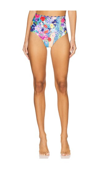 Agua Bendita Alicia Vessel Bikini Bottom in Multi. - size M | Revolve Clothing (Global)