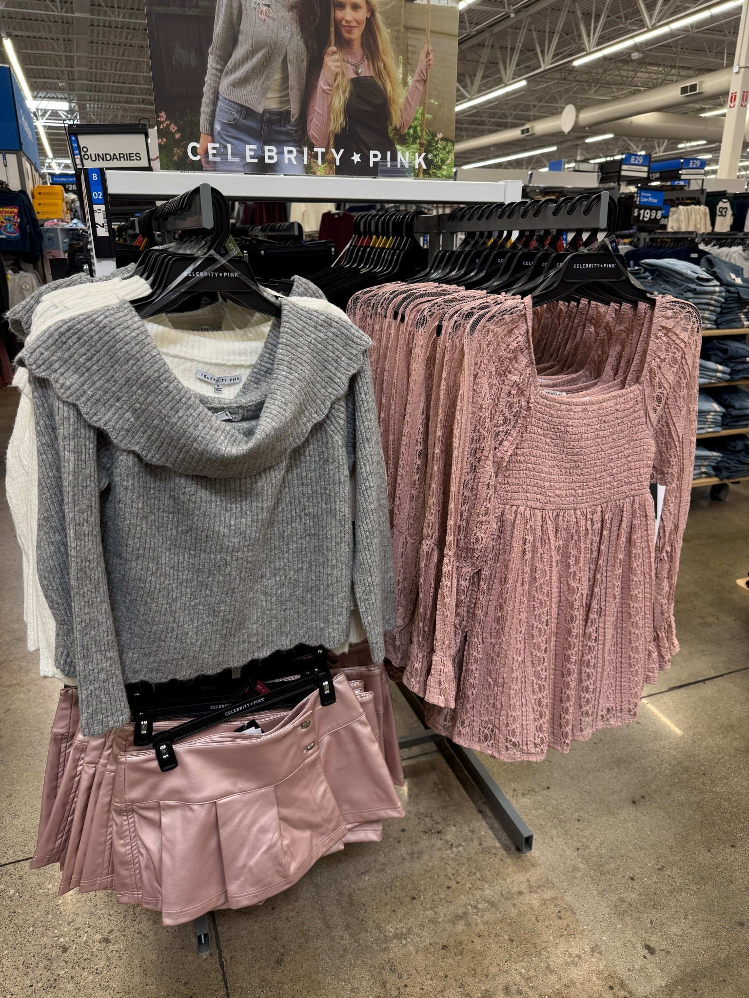 Walmart Celebrity Pink Women's Off Shoulder Scalloped Edge Sweater, Sizes XS-XXXL / Celebrity Pink Women's and Women's Plus Long Sleeve Lace Mini Dress, Sizes XS-4X / Celebrity Pink Women's Faux Leather Pleated Skort, Sizes XS-XXXL

#LTKFindsUnder50 #LTKStyleTip #LTKSeasonal