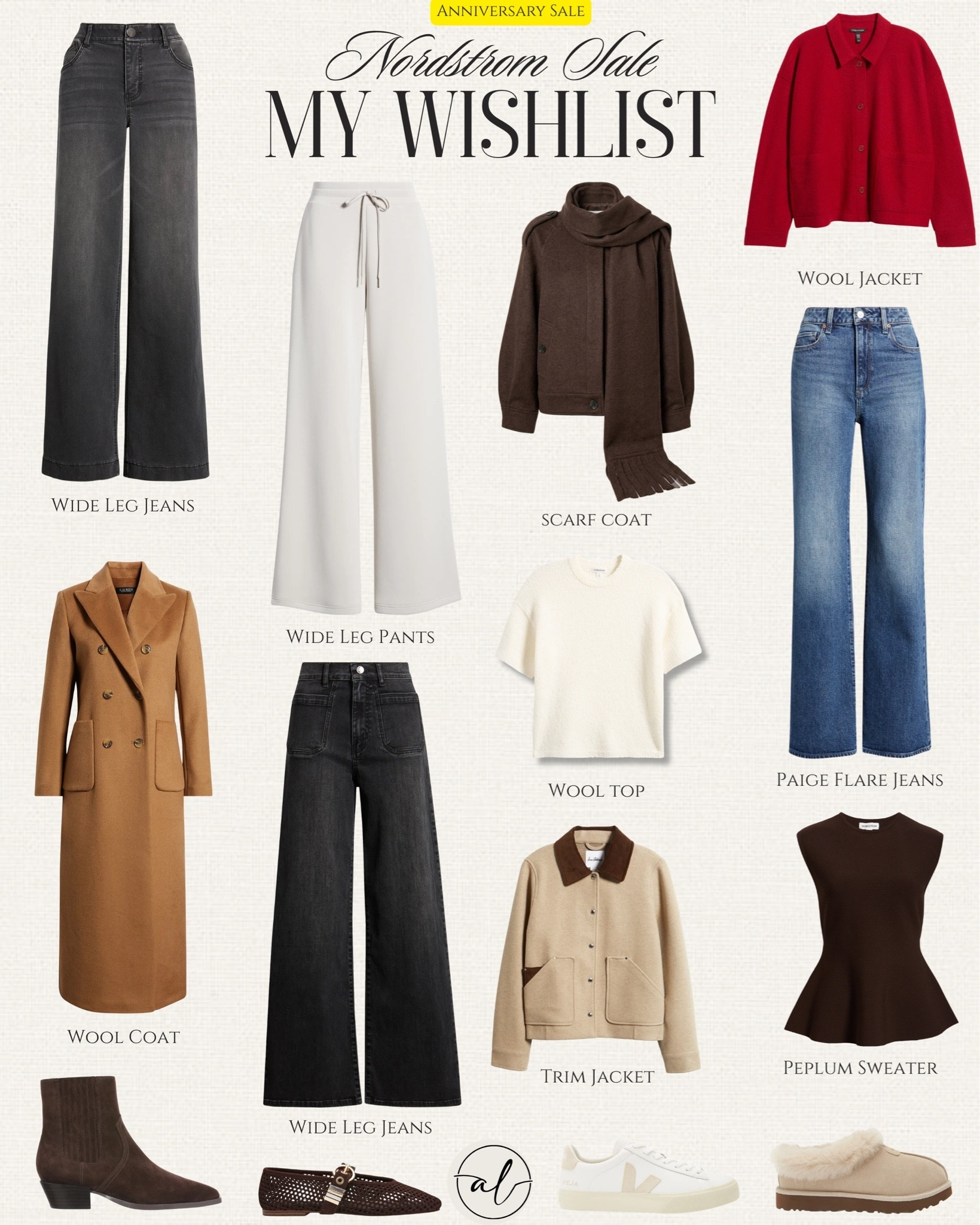 Nordstrom anniversary sale - what’s on my wishlist 
Jeans, pants, coats, jackets, tops, sneakers, flats, boot, UGGs,

#LTKU #LTKSeasonal #LTKootd