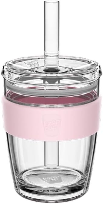 KeepCup Cold Cup - Longplay Double wall Glass Ice Coffee Tumbler with Lid and Straw - 12oz (340ml... | Amazon (US)