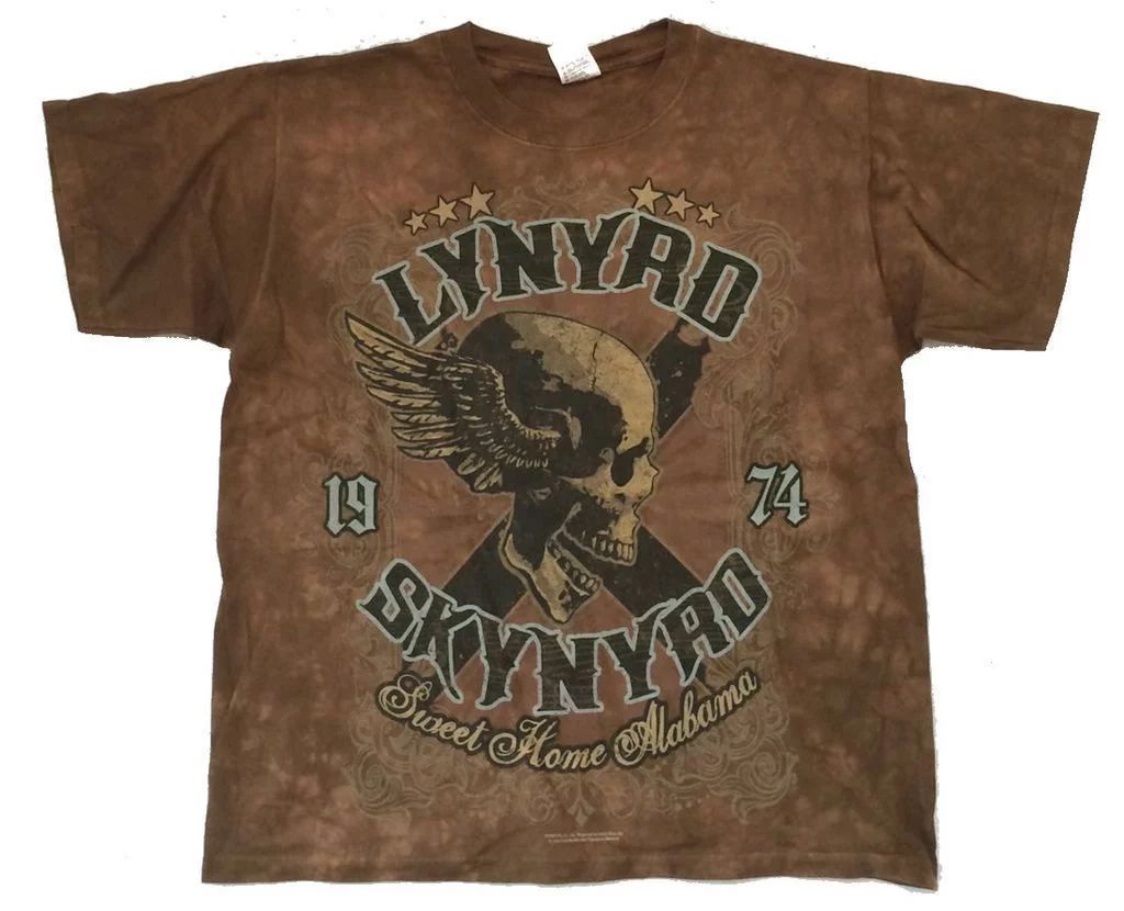 Lynyrd Skynyrd - Lynyrd Skynyrd Sweet Home Alabama Tie Dye Brown T Shirt - Walmart.com | Walmart (US)