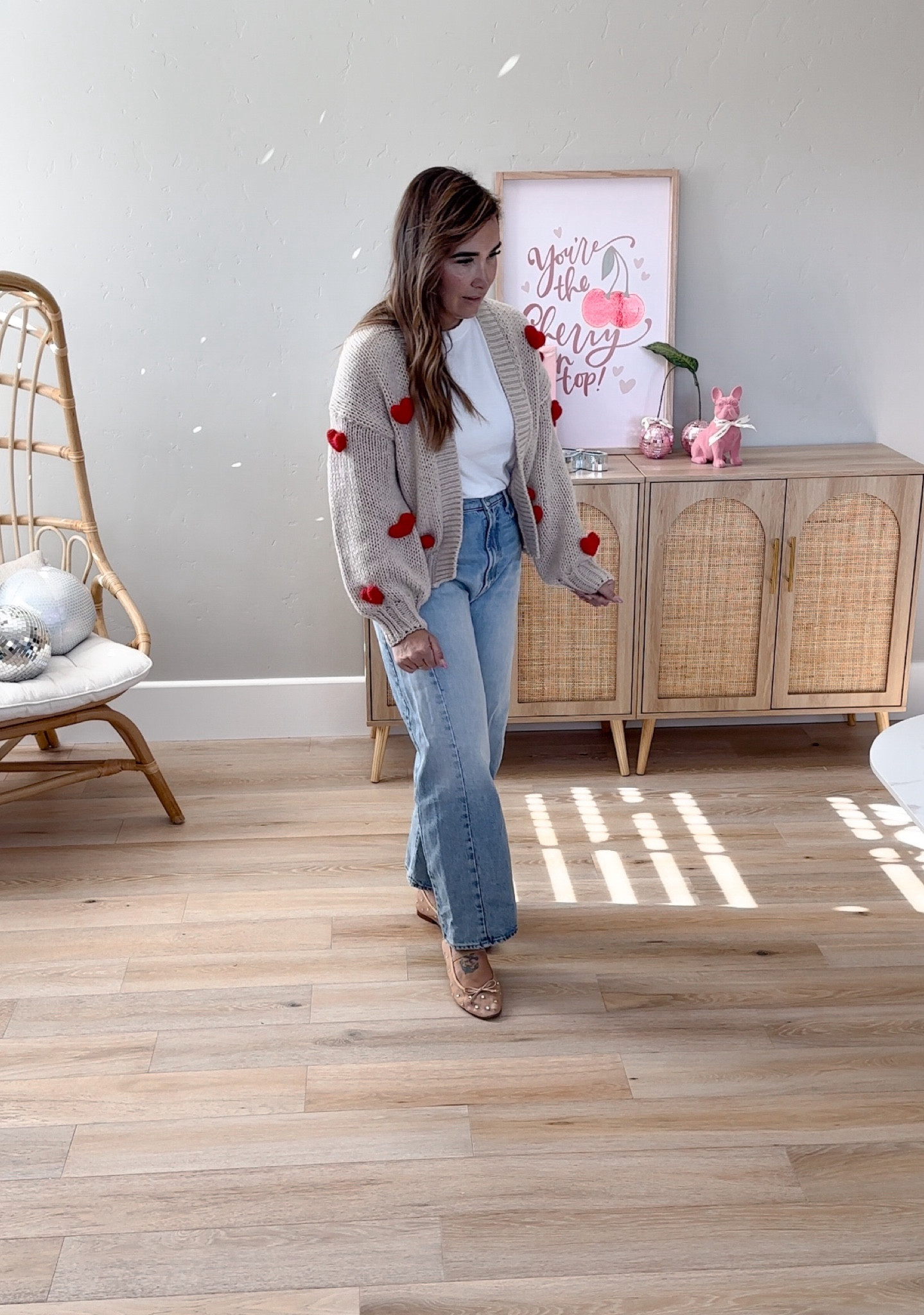 Heart sweater that dreams are made of 🍒❤️ perfect for Valentine’s Day! @anthropologie 

#LTKfindsunder100 #LTKstyletip #LTKSeasonal