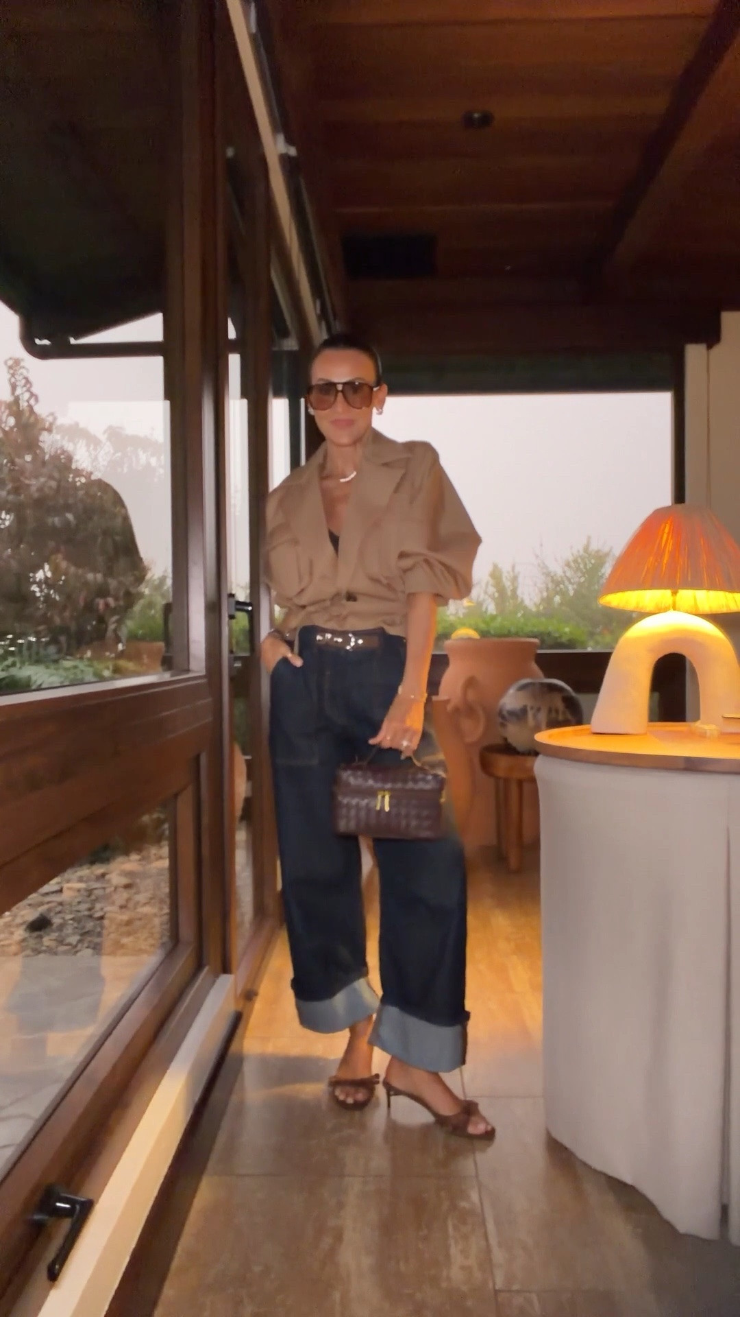 Dinner outfit for a horse show 🐎🤎
Comment DINNER OUTFIT and I’ll send you links to shop! 

Carpenter jeans, cropped trench, kitten heels, chic and cool jeans outfit 

#LTKSeasonal #LTKgrwm #LTKootd