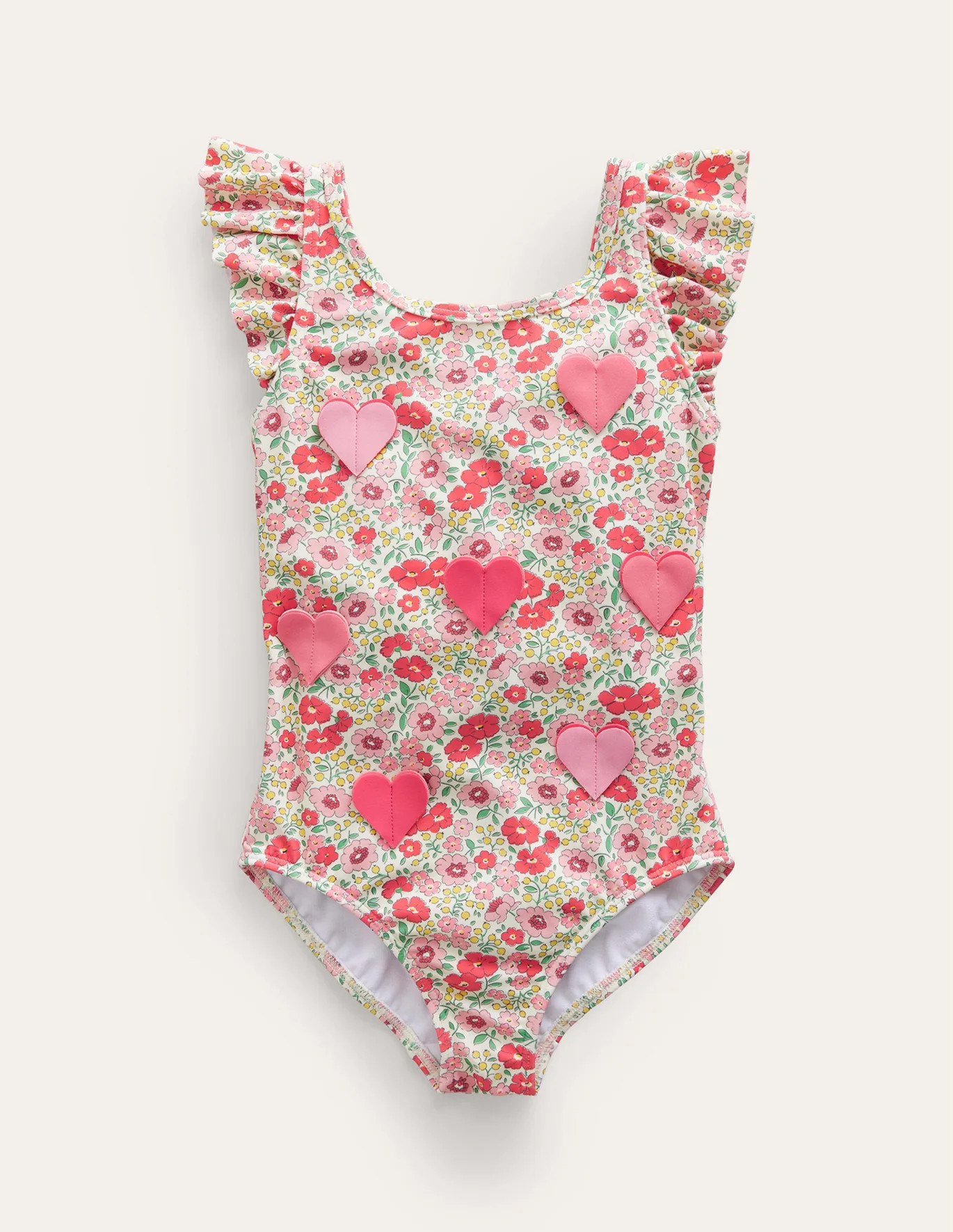 Logo Flutter Sleeve Swimsuit | Boden (US)