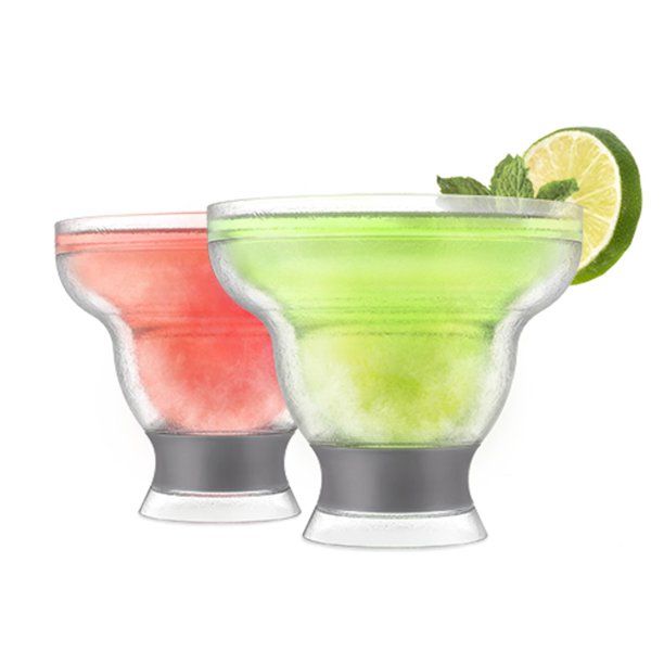 Host Freeze Stemless Margarita Glass Insulated Gel Chiller, Plastic Double Wall Frozen Cocktail C... | Walmart (US)