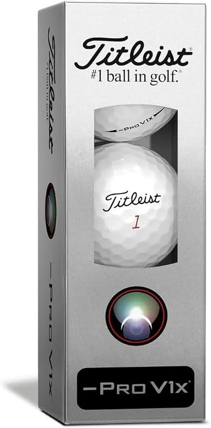 Titleist Pro V1X Left Dash Golf Balls - New Sleeve - 3 Balls | Amazon (US)