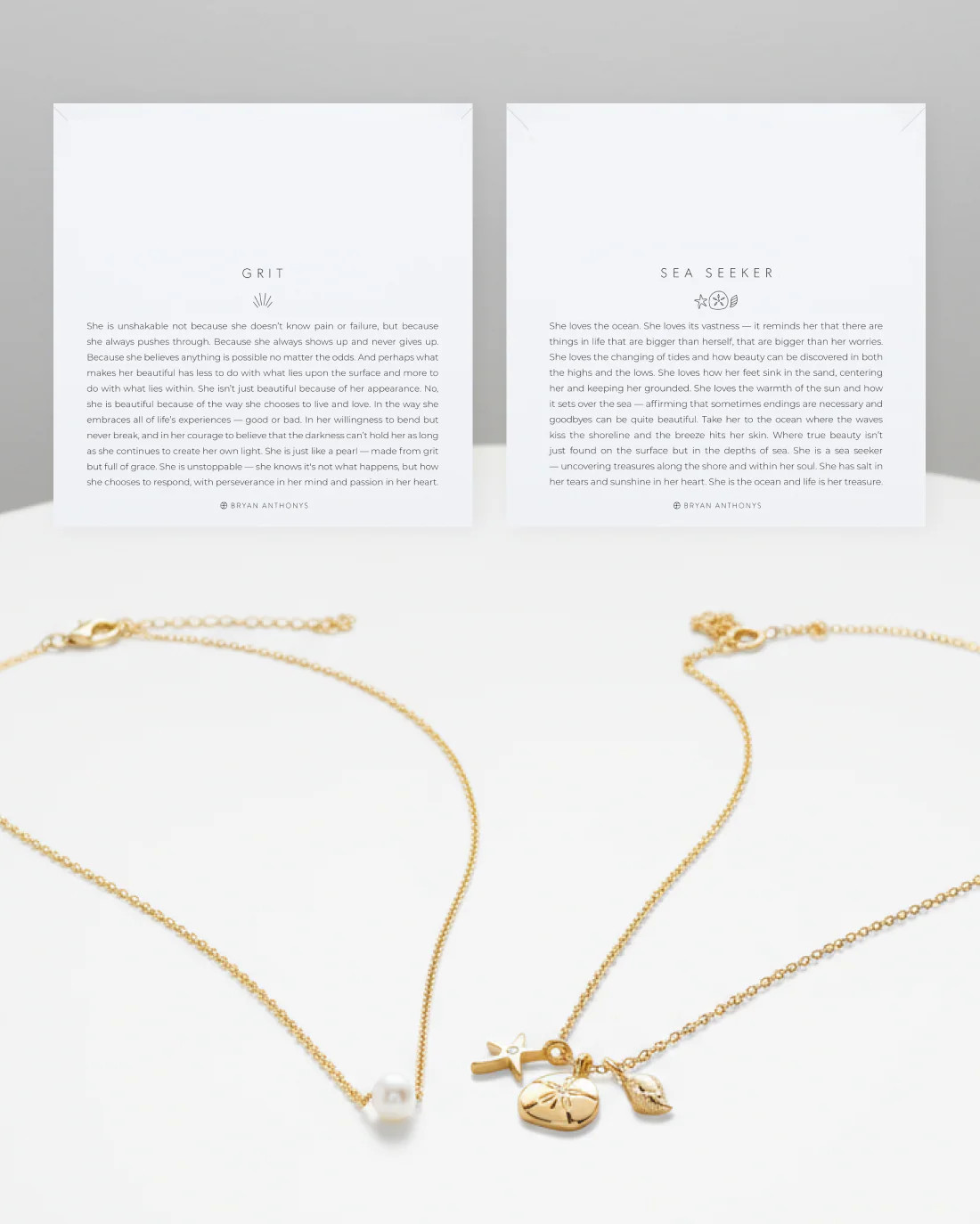 Sea Seeker & Grit Layered Necklace Set | Bryan Anthonys | Bryan Anthonys