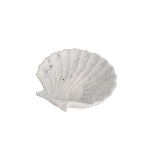 Scallop Shell Trinket Dish - Marble | Cailini Coastal