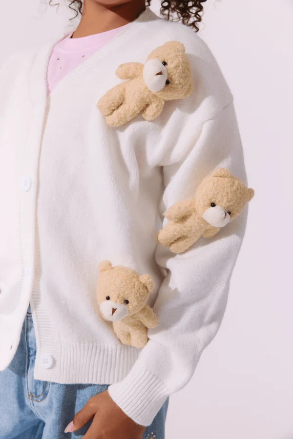 Teddy Bear Love Cardigan | Lola + The Boys