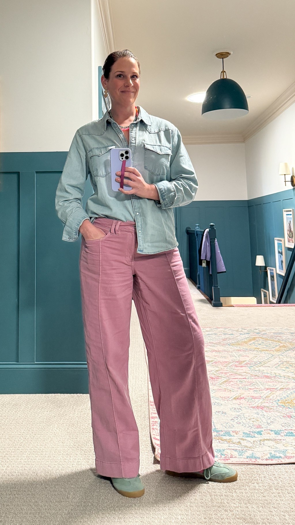 These are my new favorite pants. SO soft and comfy. They run big. I sized down. I’m 5’9” and am wearing the regular length. 

#LTKOver40 #LTKMidsize