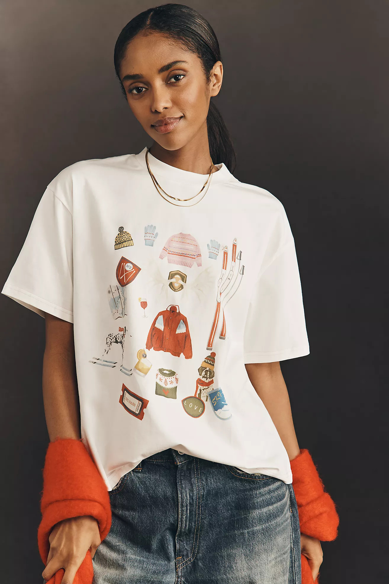 Never Fully Dressed Ski Graphic Tee | Anthropologie (US)
