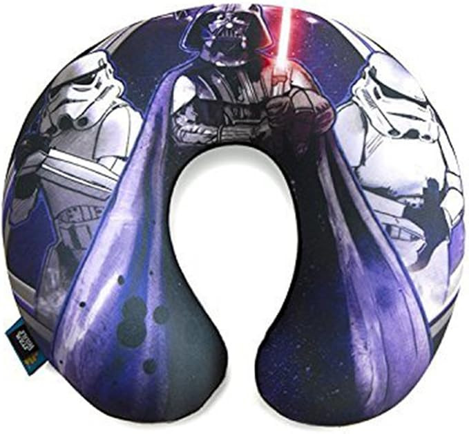 Star Wars New Super Soft Neck Pillow Kids Comfortable Round Shaped Travel Pillow | Amazon (US)