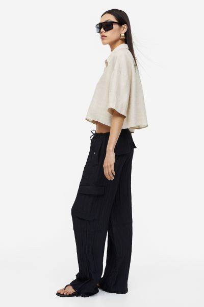 Oversized Linen Shirt | H&M (US + CA)