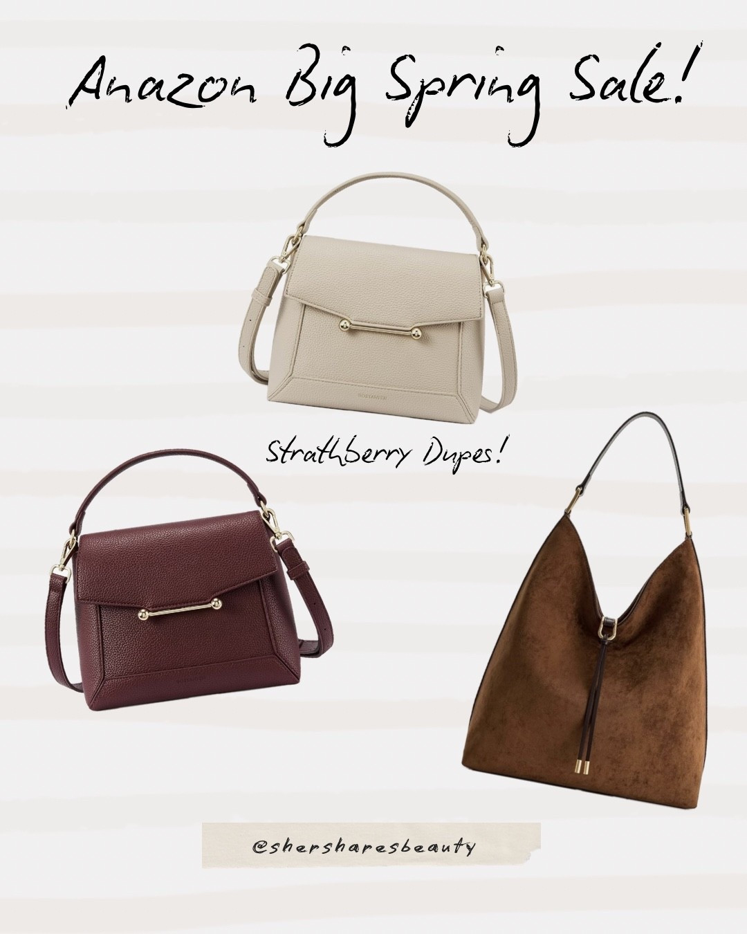 Strathberry Handbag Dupes on the Amazon Big Spring Sale! 

#LTKBeauty #LTKSaleAlert #LTKOver40