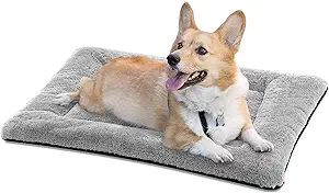 SIWA MARY Dog Bed Mat Soft Crate Pad Washable Anti-Slip Mattress for Large Medium Small Dogs and ... | Amazon (US)