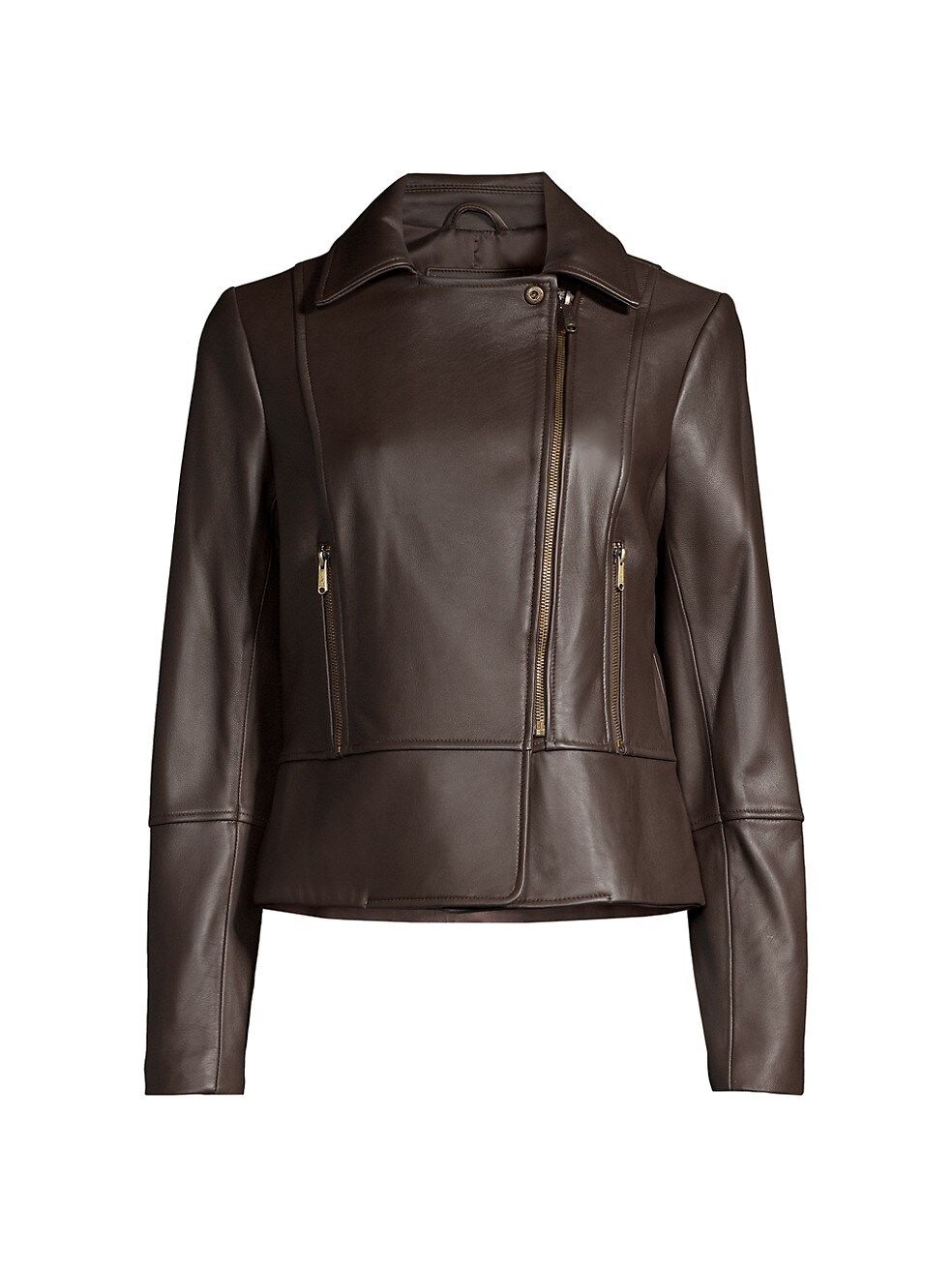 Sam Edelman Peplum Leather Jacket | Saks Fifth Avenue