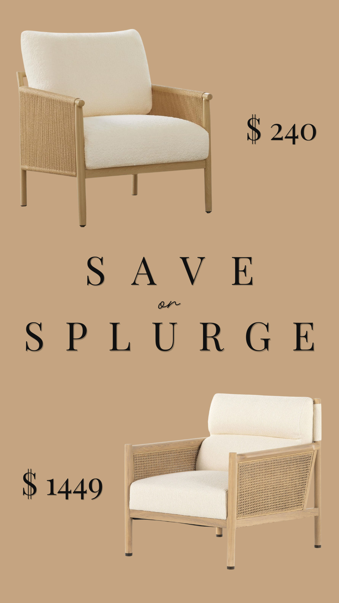 Save or Splurge on these gorgeous accent chairs!

furniture, home decor, interior design #Wayfair #WestElm 

 #LTKHome #LTKSaleAlert