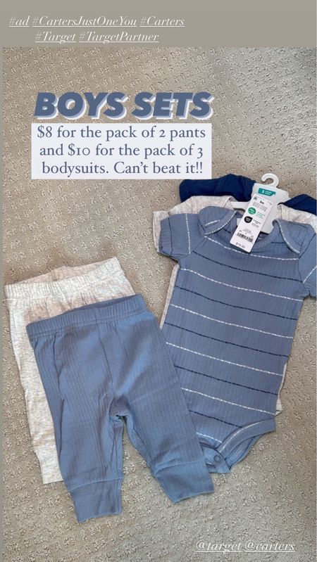 Target has the cutest baby clothes from carters!! They run tts and are so soft 

#LTKBump #LTKFindsUnder100 #LTKBaby