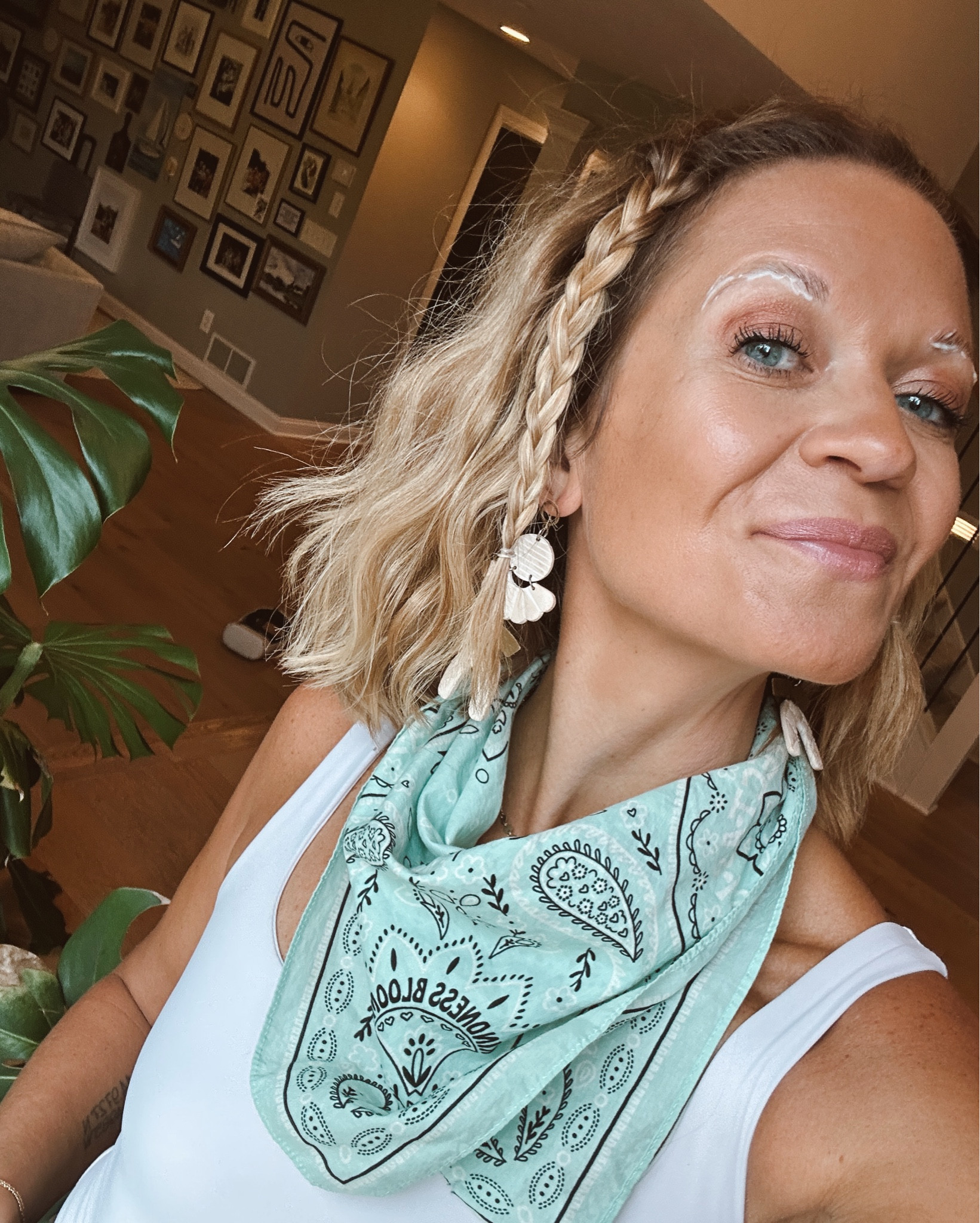 Tried a new DIY laminate kit! I’m here for it. Also here for the bandana trend, throw it around your neck, hair, anklet or bracelet. 

My tried and true Levi jeans and white bodysuit, forever fave. Knock off blue sneakers with ruffle socks. Linking to it all plus hair and makeup. 

Ready for a day full of meetings. Work/life attire. 

Business, mom, workwear. 

#LTKShoeCrush #LTKStyleTip #LTKWorkwear