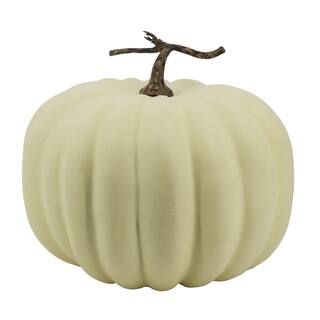 15.5" Extra Large Cream Decorative Pumpkin by Ashland® | Michaels Stores