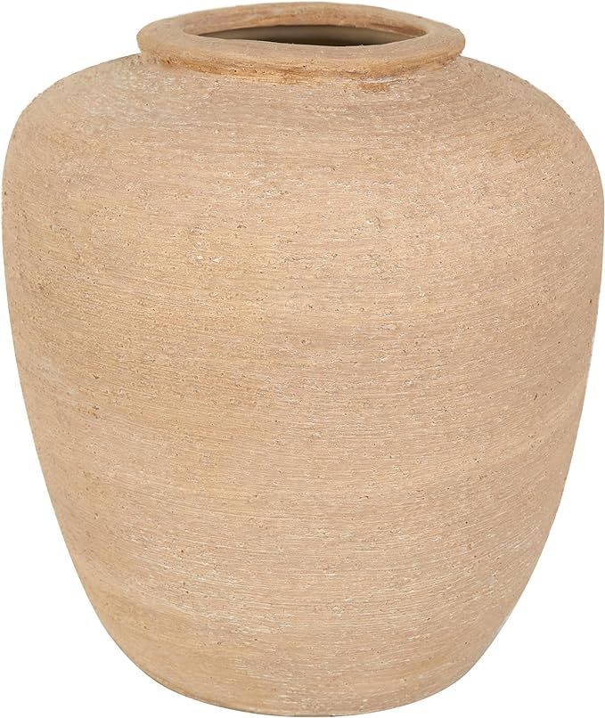 The Novogratz Ceramic Decorative Vase Wide Textured Centerpiece Vase, Flower Vase for Home Decora... | Amazon (US)