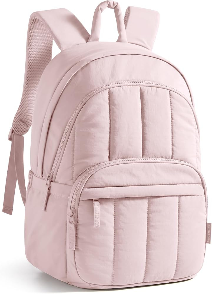 BAGSMART Womens Backpack Travel Laptop Backpack for Women, Quilted College Laptop Bookbag, Work B... | Amazon (US)