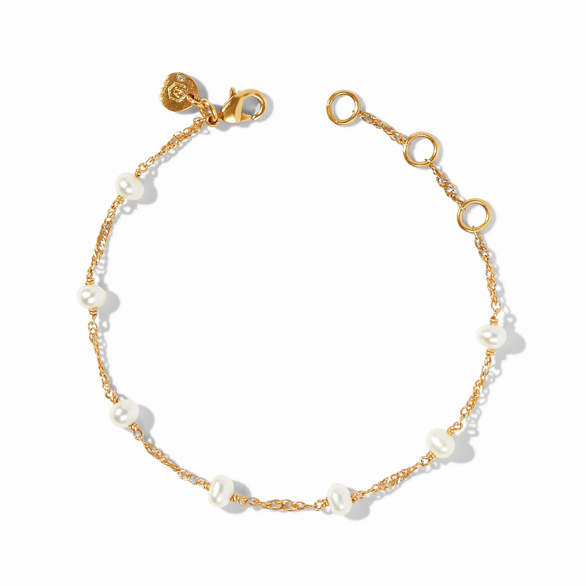 Charlotte Delicate Pearl & Gold Bracelet | Julie Vos | Julie Vos