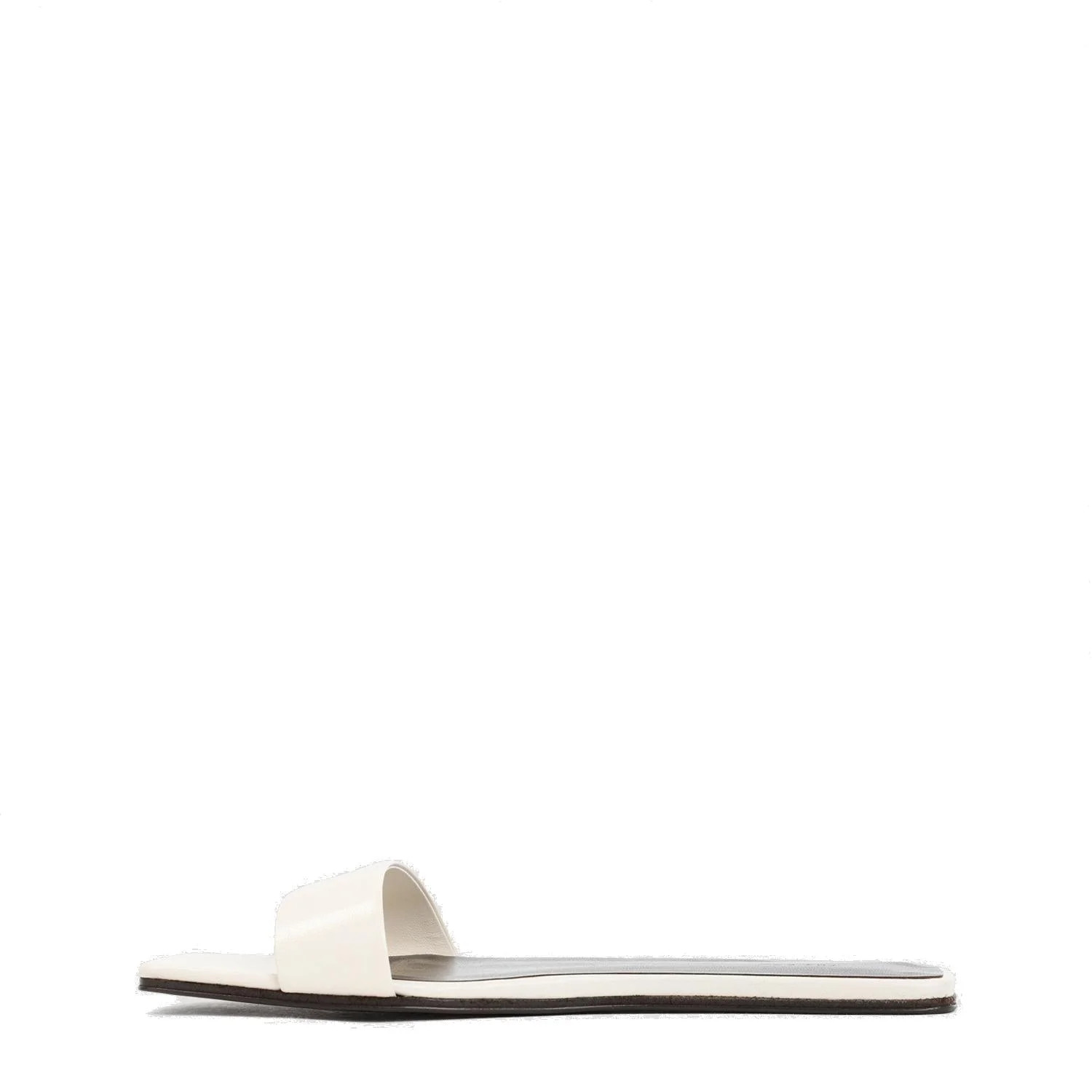 The Row Square-Toe Slip-On Slides | Cettire Global