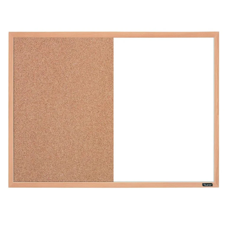 Quartet Combination Board, 17" x 23", Dry-Erase & Cork Surface, Oak Finish Frame | Walmart (US)