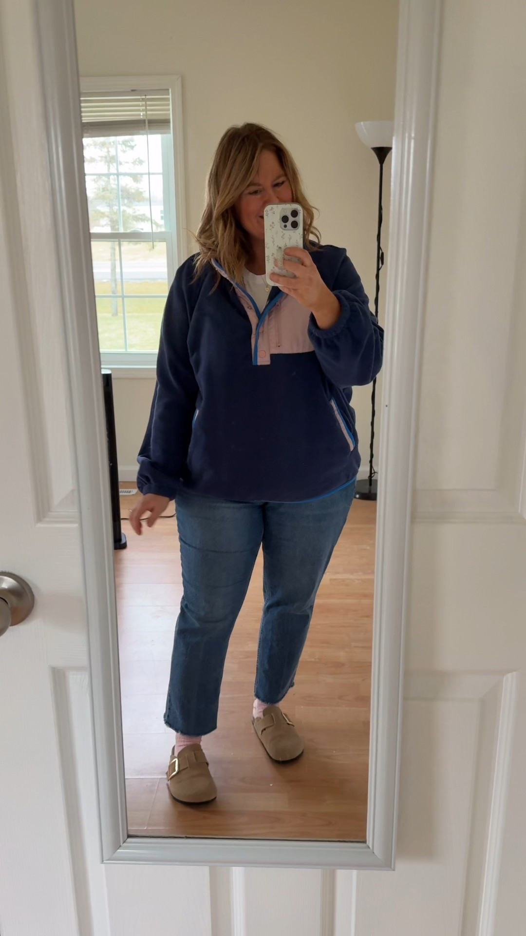 Comfy outfit! Wearing an XL in the pullover.  Jeans are a 33 short and almost sold out so also linked similar  

#LTKSeasonal #LTKFindsUnder50 #LTKMidsize
