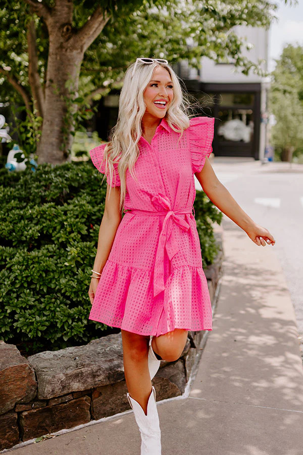 Devoted Darling Gingham Dress in Pink | Impressions Online Boutique