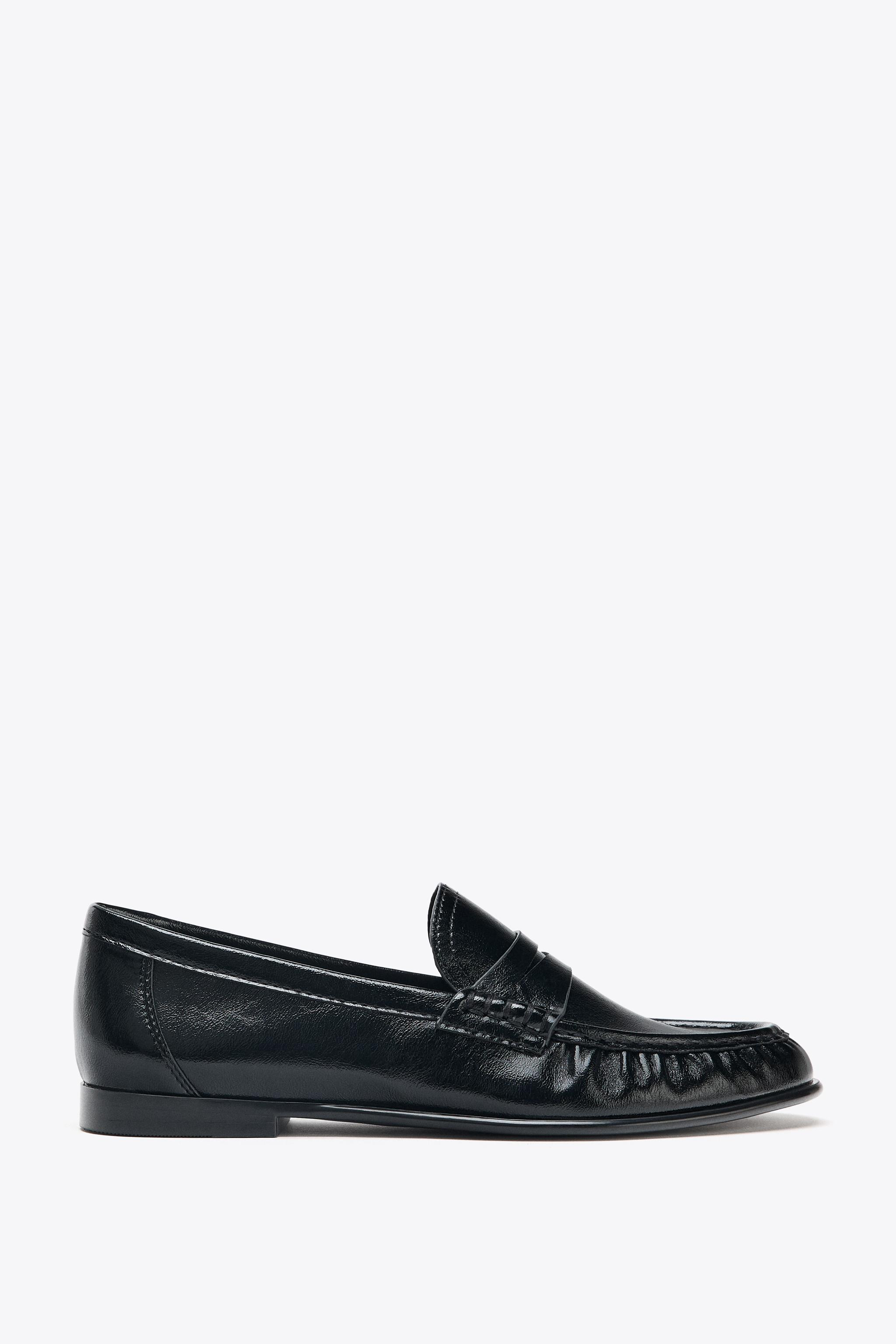 SOFT RUCHED LOAFERS | Zara US