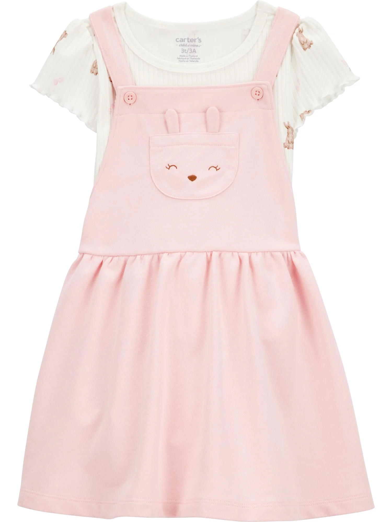 Carter's Child of Mine Toddler Girl Easter Dress Set, 2-Piece, Sizes 12M-5T - Walmart.com | Walmart (US)