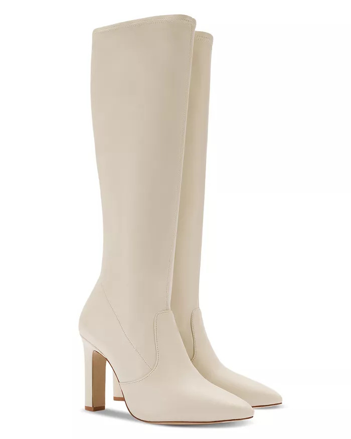 Women's Chrissy Pointed Toe Block Heel Boots | Bloomingdale's (US)